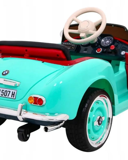 Elektrinis automobilis vaikams BMW 507 Retro, žalias