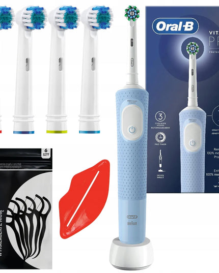 Elektrinis dantų šepetėlis Oral-B Vitality 100 niebieska CrossAction