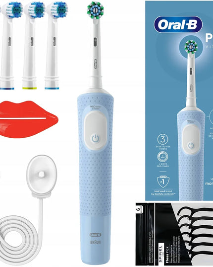 Elektrinis dantų šepetėlis Oral-B Vitality 100 niebieska CrossAction