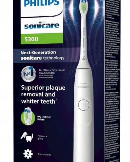 Elektrinis dantų šepetėlis PHILIPS Sonicare 5300 Protective Clean, baltas