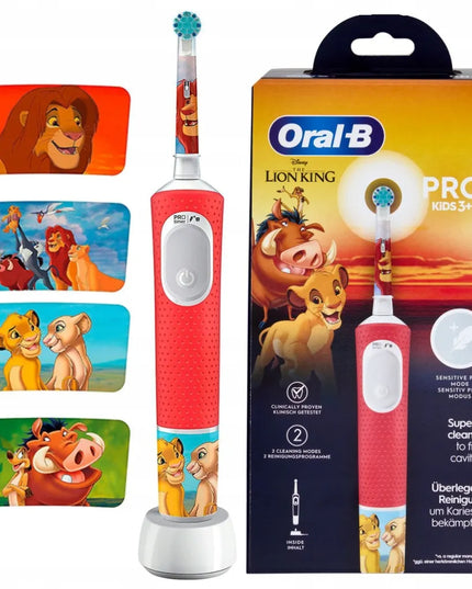 Elektrinis dantu šepetukas vaikams Oral-B Vitality Pro 103 The Lion King