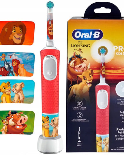 Elektrinis dantu šepetukas vaikams Oral-B Vitality Pro 103 The Lion King