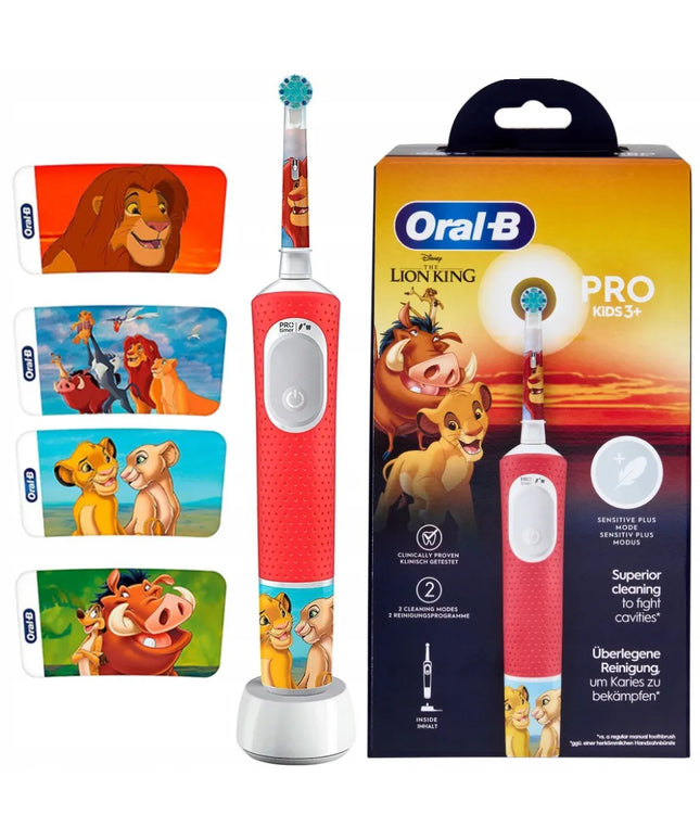 Elektrinis dantu šepetukas vaikams Oral-B Vitality Pro 103 The Lion King