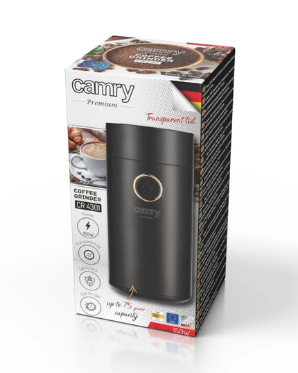 Elektrinis kavamalė Camry, juodas, 150 W, 75 g, metalinis