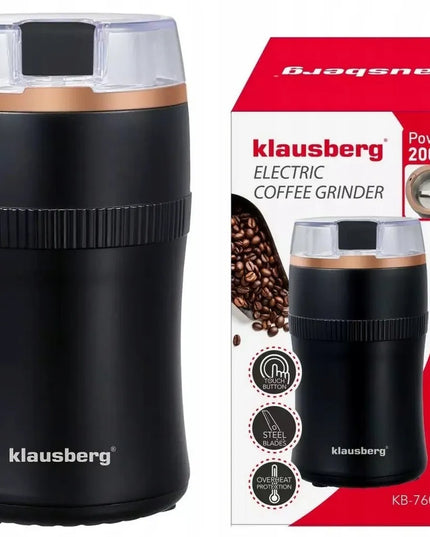 Elektrinis kavamalė Klausberg KB-7601 200 W juoda