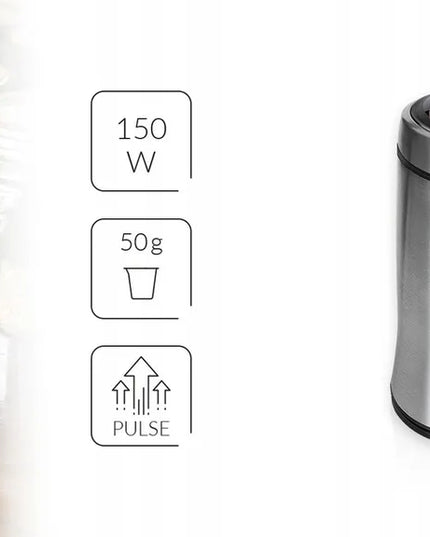 Elektrinis kavamalė MPM MMK-02M 150 W sidabrinė/pilka