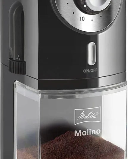 Elektrinis kavos malūnėlis su girnomis Melitta Molino 1019-02, juodas