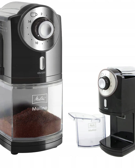 Elektrinis kavos malūnėlis su girnomis Melitta Molino 1019-02, juodas