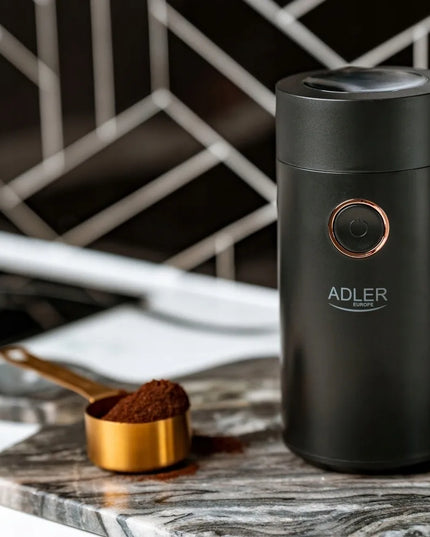 Elektrinis kavos, riešutų ir prieskonių malūnėlis Adler AD4446BG, 150W