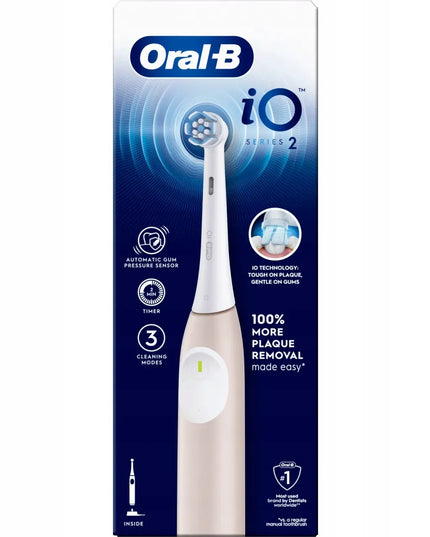 Elektrinis magnetinis dantų šepetėlis Oral-B iO Series 2 Calm Pink