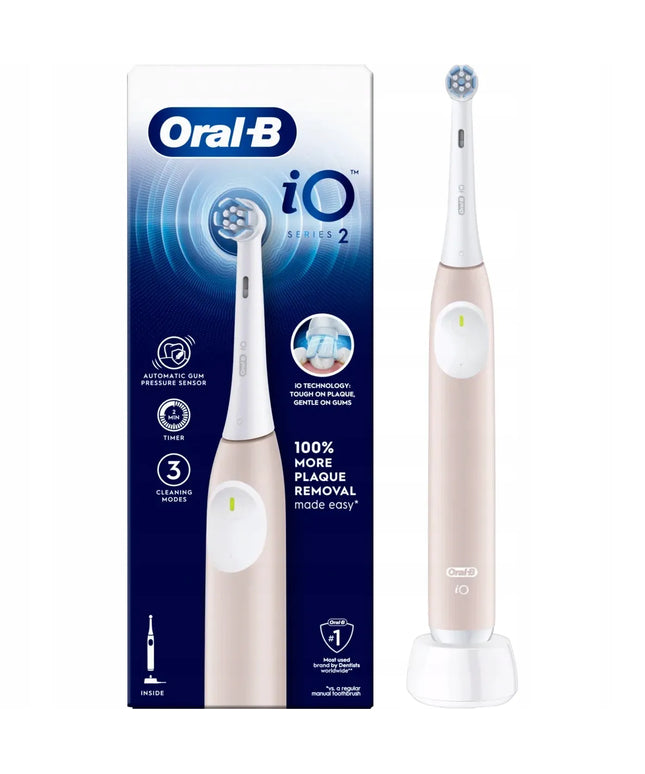 Elektrinis magnetinis dantų šepetėlis Oral-B iO Series 2 Calm Pink
