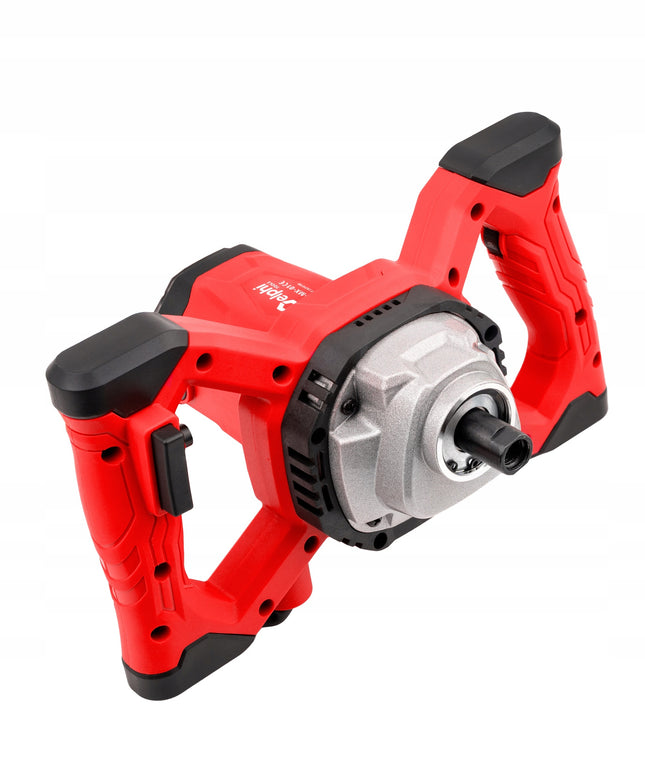 Elektrinis maišytuvas Delphi Tools 2600W – klijų, cemento, tinko ir dažų maišyklei su 2 antgaliais, reguliuojamu greičiu ir pilnu priedų komplektu