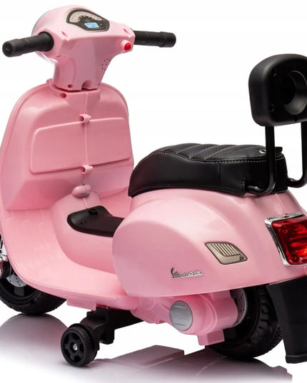 Elektrinis paspirtukas Sun Baby Vespa vaikams su atlošu, rožinis