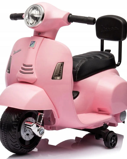 Elektrinis paspirtukas Sun Baby Vespa vaikams su atlošu, rožinis