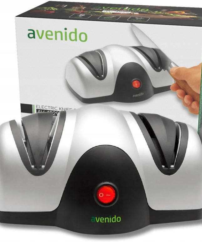 Elektrinis peilių galąstuvas Avenido AV4529 – 2 pakopų sistema, 40 W, su siurbtukais