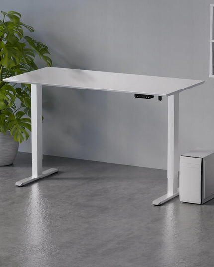 Elektrinis rašomasis stalas LVNSystem Control Flex+ 138/67, baltas, reguliuojamo aukščio