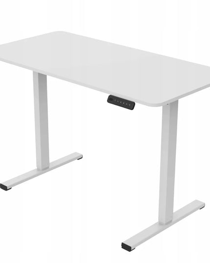 Elektrinis reguliuojamas stalas 120x60 Spacetronik, baltas, su atminties funkcija