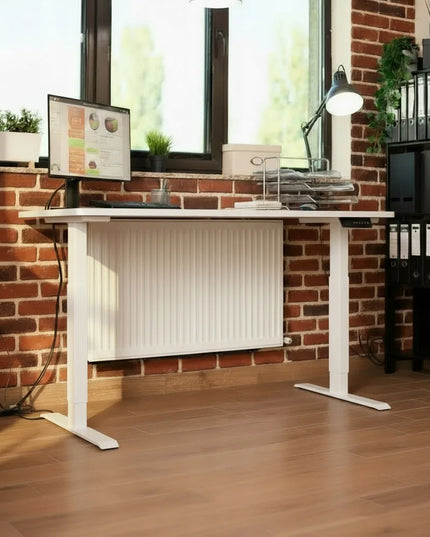 Elektrinis reguliuojamas stalas Control 120/60 LVNSystem baltas 72-114 cm