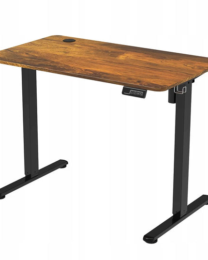 Elektrinis reguliuojamas stalas Spacetronik 120x60 cm, juodas ąžuolas