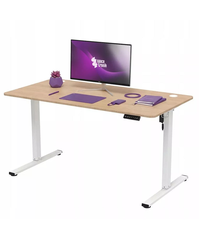 Elektrinis reguliuojamas stalas Spacetronik 160x80 cm, keliamoji galia 80 kg