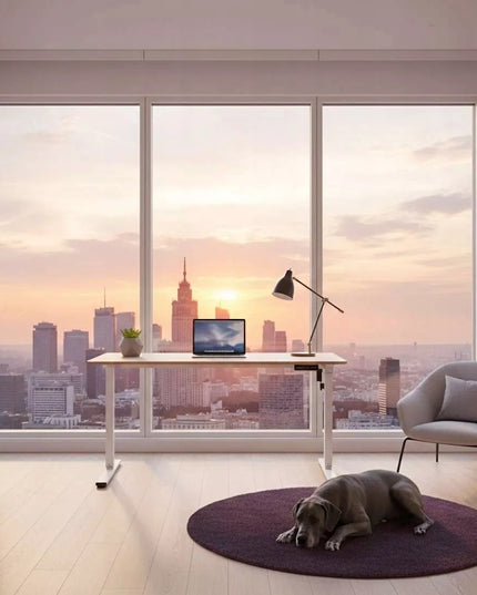 Elektrinis reguliuojamas stalas Spacetronik 160x80 cm, keliamoji galia 80 kg
