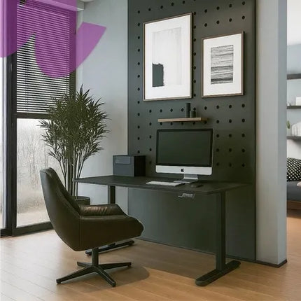 Elektrinis reguliuojamo aukščio stalas Spacetronik Moris 120x60 cm