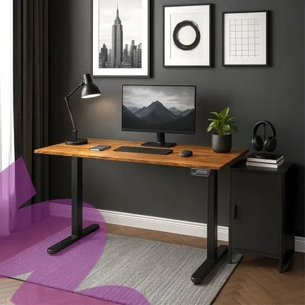 Elektrinis reguliuojamo aukščio stalas Spacetronik Moris 120x60 cm