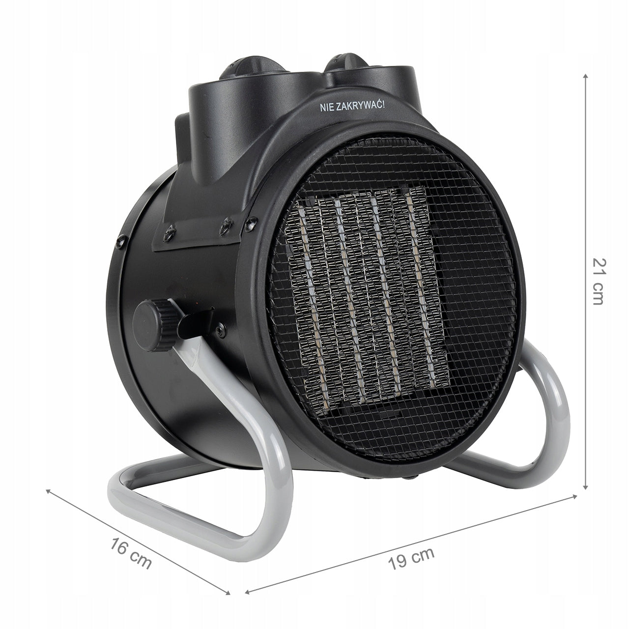 Elektrinis šildytuvas FAROLKA su termostatu 2kW