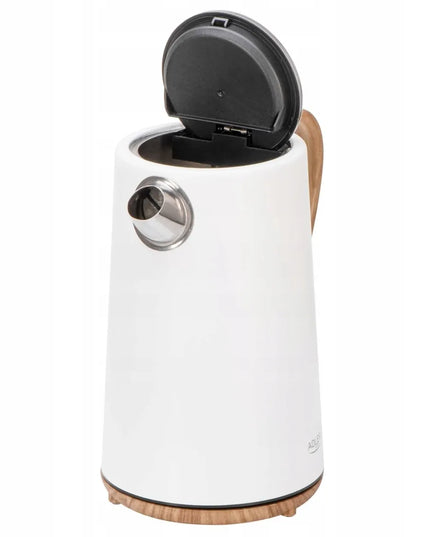 Elektrinis virdulys Adler AD1352, 2200W, 1.7L, baltas