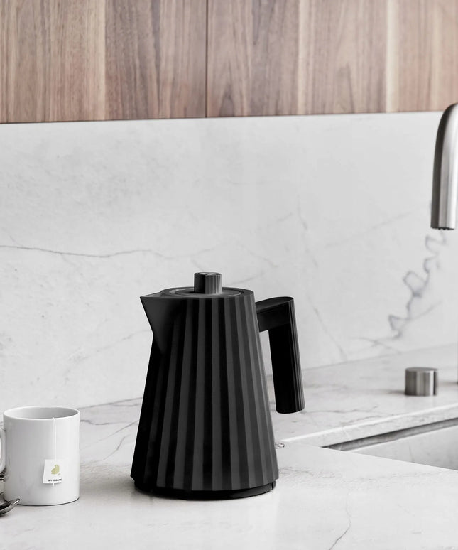 Elektrinis virdulys Alessi Plisse 2200 W, talpa 1 l, juodos spalvos MDL06/1 B