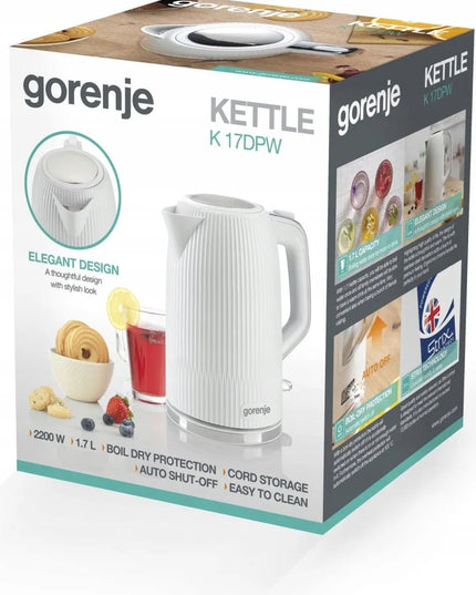 Elektrinis virdulys Gorenje K17DPW 2200 W 1,7 l baltas