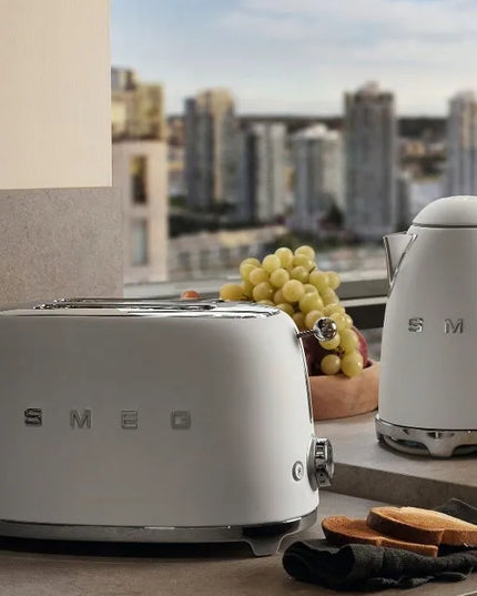 Elektrinis virdulys SMEG KLF03WHEU baltas 1,7 l Retro su filtru