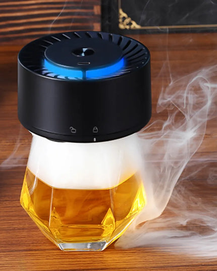 Elektrinis viskio rūkymo rinkinys SMOKER su USB ir 6 rūšių medžio drožlėmis