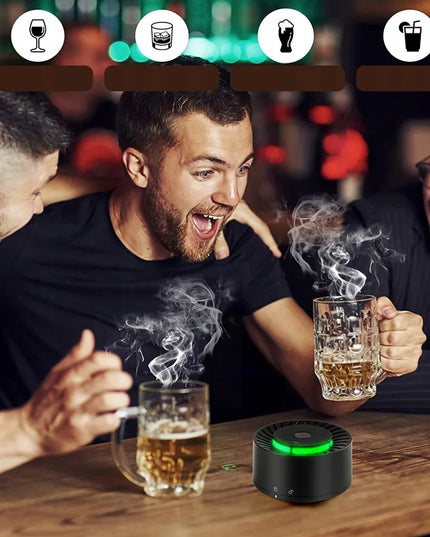 Elektrinis viskio rūkymo rinkinys SMOKER su USB ir 6 rūšių medžio drožlėmis