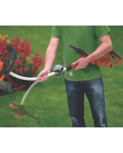 Elektrinis žoliapjovės trimeris su kreipiamuoju ratuku, 900W, 35cm, Black+Decker [GL9035-QS]