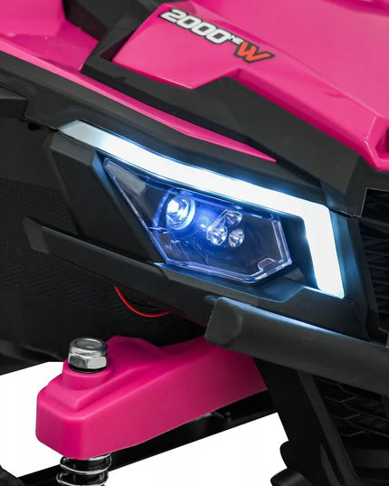 Elektromobilis Buggy Madman UTV-MX mergaitėms su pulteliu