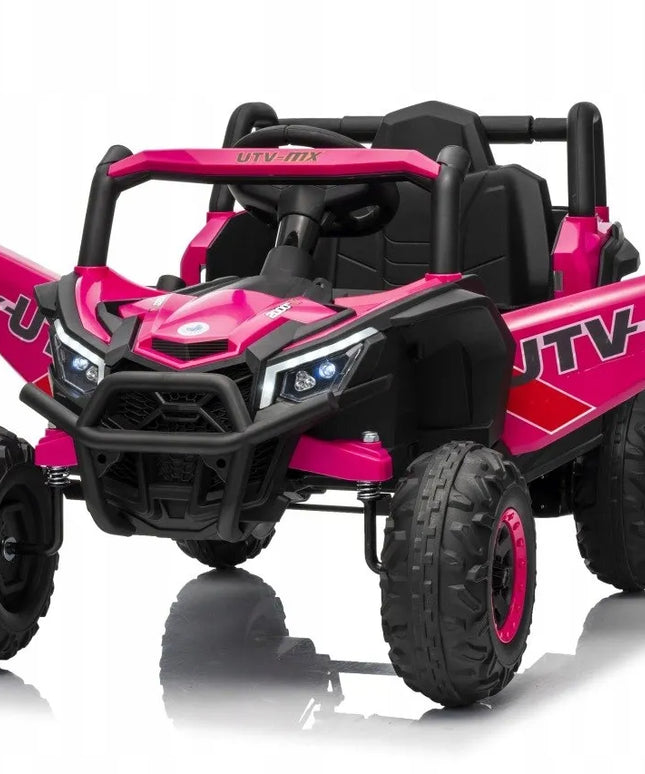 Elektromobilis Buggy Madman UTV-MX mergaitėms su pulteliu