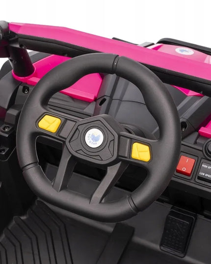 Elektromobilis Buggy Madman UTV-MX mergaitėms su pulteliu