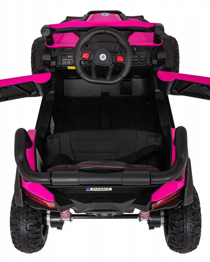 Elektromobilis Buggy Madman UTV-MX mergaitėms su pulteliu