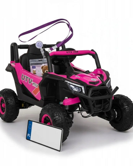 Elektromobilis Buggy Madman UTV-MX mergaitėms su pulteliu