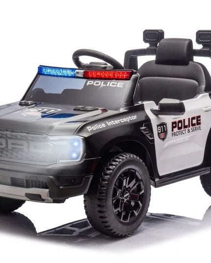 Elektromobilis Milly Mally Ford Ranger Police Black