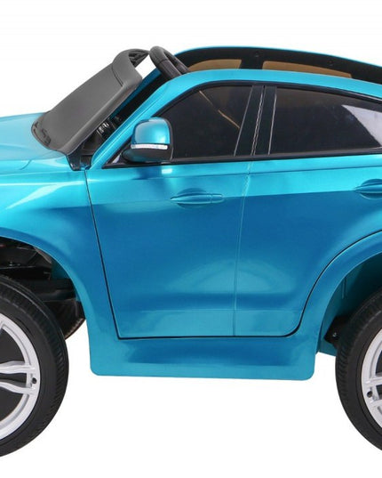 Elektromobilis vaikams BMW X6M, SUV, mėlynos spalvos lakuotas + nuotolinio valdymo pultas