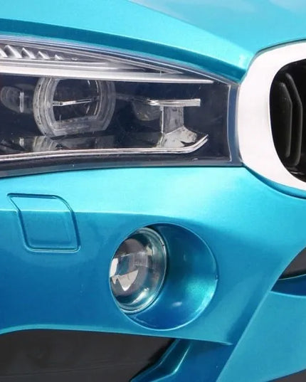 Elektromobilis vaikams BMW X6M, SUV, mėlynos spalvos lakuotas + nuotolinio valdymo pultas