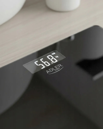 Elektroninės vonios svarstyklės Adler Europe AD8194 Black 180 kg