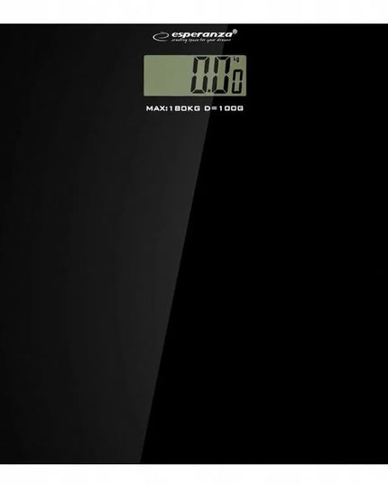 Elektroninės vonios svarstyklės Esperanza EBS002K, stiklinės, Slim 6mm, LCD