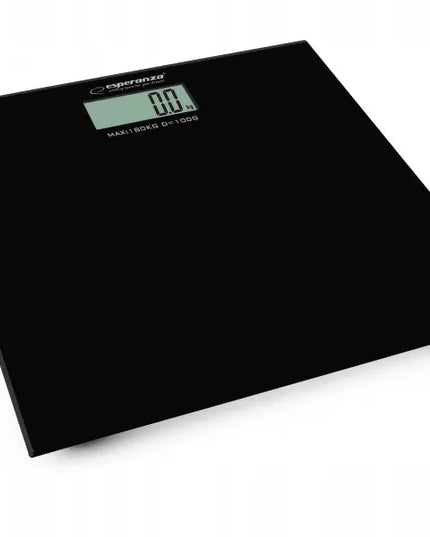 Elektroninės vonios svarstyklės Esperanza EBS002K, stiklinės, Slim 6mm, LCD