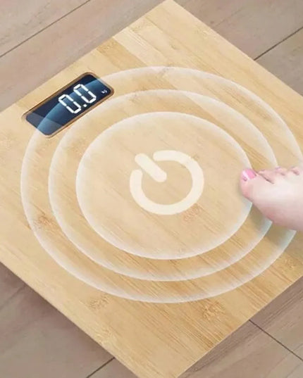 Elektroninės vonios svarstyklės Verk Group bambukinės iki 180kg