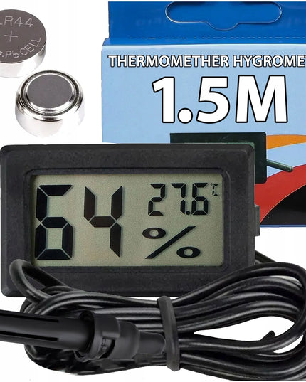 Elektroninis higrometras, drėgmėmatis ir termometras su 1,5 m zondu, profiHOT