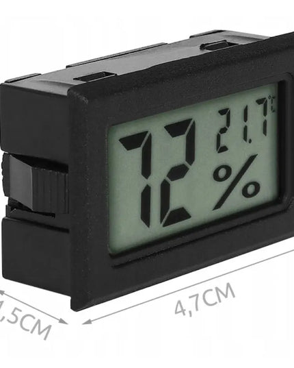 Elektroninis skaitmeninis LCD termometras ir drėgmėmatis