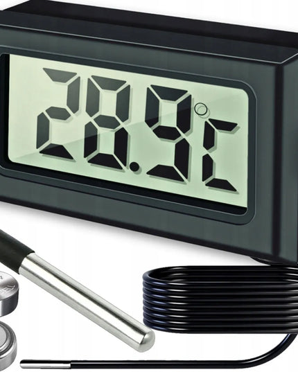 Elektroninis termometras su zondu BiL535, skaitmeninis LCD ekranas, baterijos